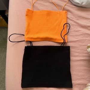 Zara crop top bundle